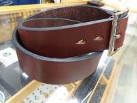 KC,s(ケーシーズ)ギャリソンベルト　熊本ジーンズベルト　レザーベルト