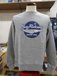 熊本バズリクソンズ BUZZ RICKSONS BR69507 フリーダムスリーヴ スウェット