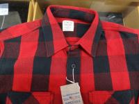 6125137アヴィレックスデイリーウエア ブロックチェック ワークシャツ熊本