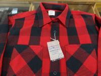 6125137アヴィレックスデイリーウエア ブロックチェック ワークシャツ熊本