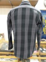 熊本6125137アヴィレックスデイリーウエア ブロックチェック ワークシャツ