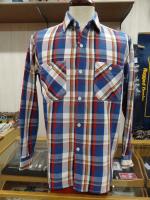 熊本県エドウイン　ヘビーウェイト ワークネルシャツ チェック 長袖