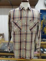 エドウイン　ヘビーウェイト ワークネルシャツ チェック 長袖　熊本県